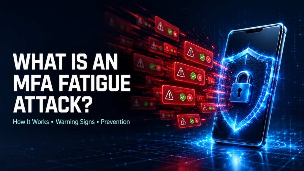 What Is an MFA Fatigue Attack? How It Works, Warning Signs, Prevention, and Response MFA fatigue attack i